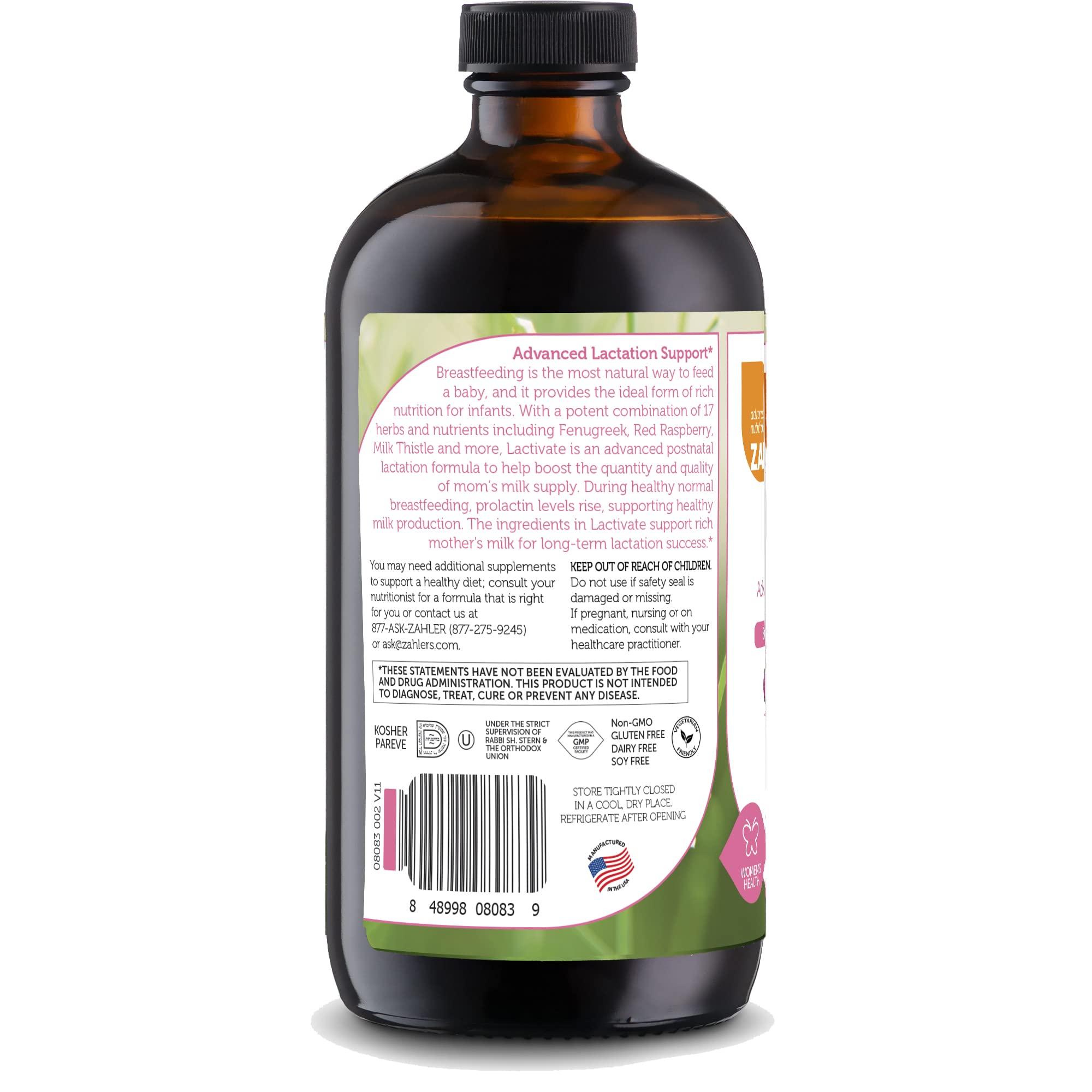 Foto 4 pulgar | Suplemento De Apoyo A La Lactancia Zahler Lactivate 473 Ml - Venta Internacional.