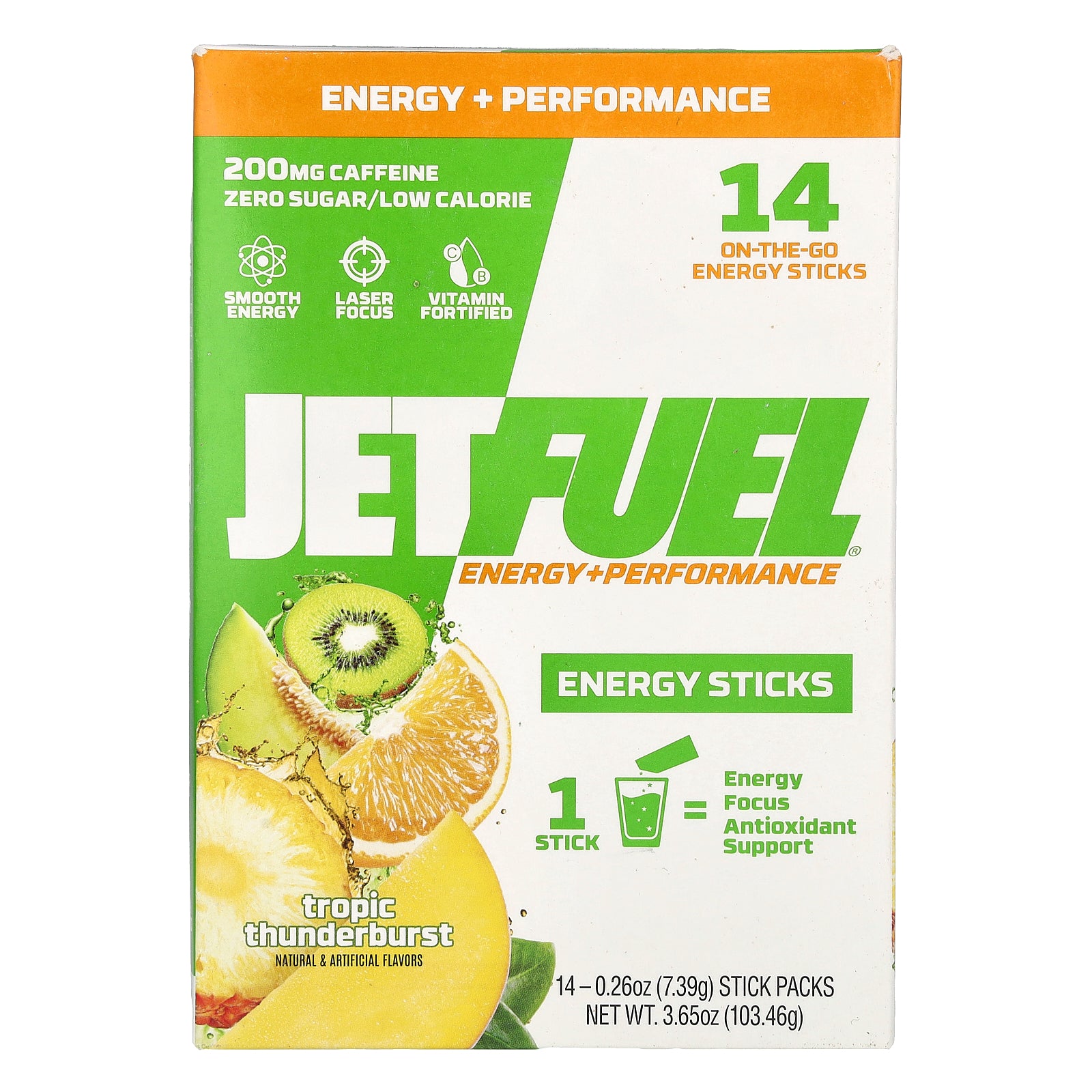 Foto 2 pulgar | Paquetes De 14 Unidades Energy Sticks Gat Jetfuel Tropic Thunderburst - Venta Internacional.
