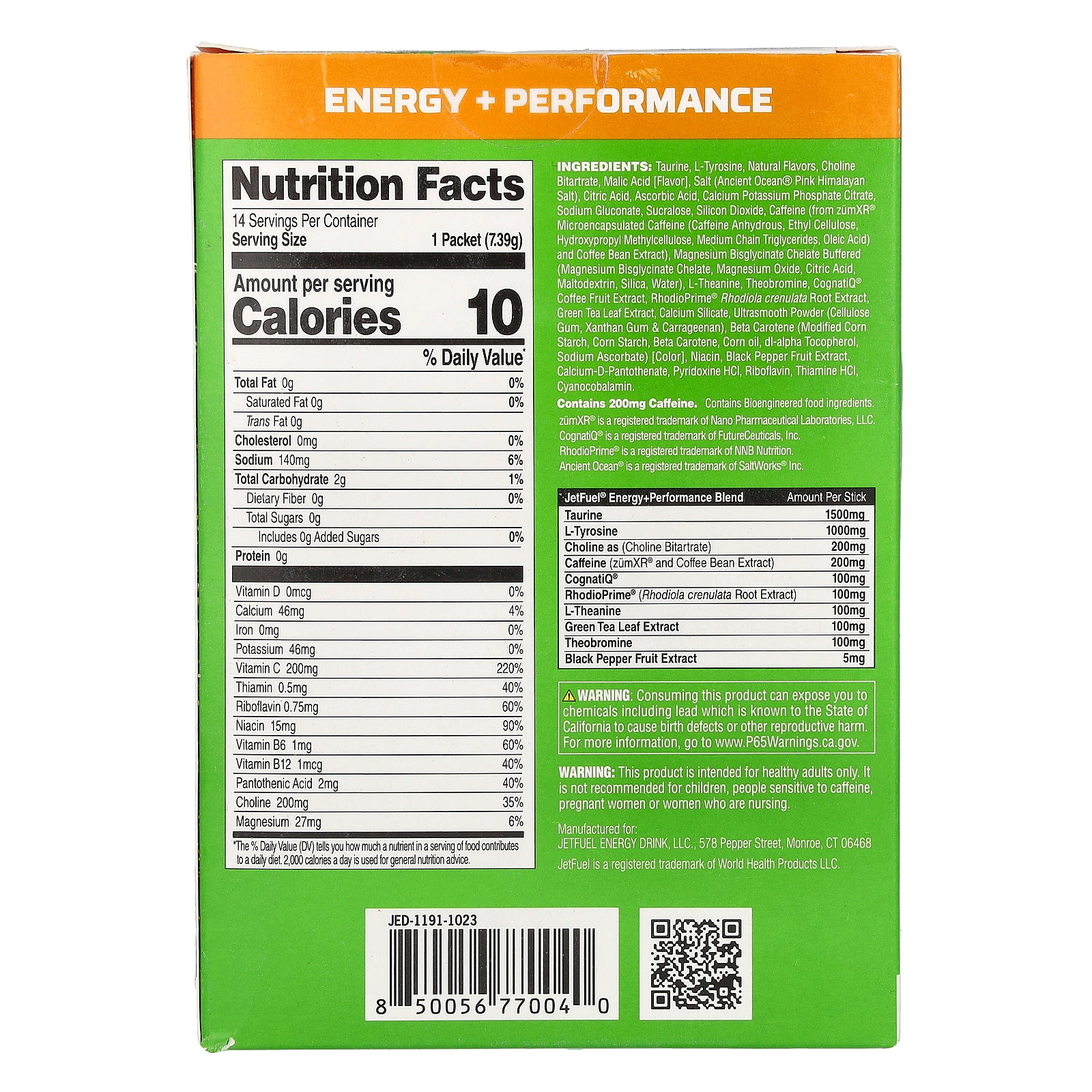 Foto 3 pulgar | Paquetes De 14 Unidades Energy Sticks Gat Jetfuel Tropic Thunderburst - Venta Internacional.