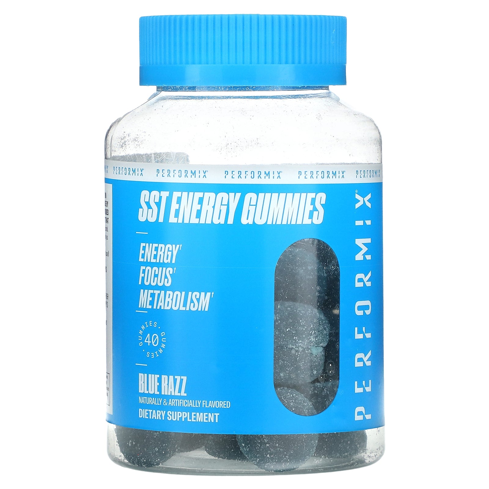 Foto 2 pulgar | Suplemento Performix Sst Energy Gommies Blue Razz 40 Gomitas - Venta Internacional.