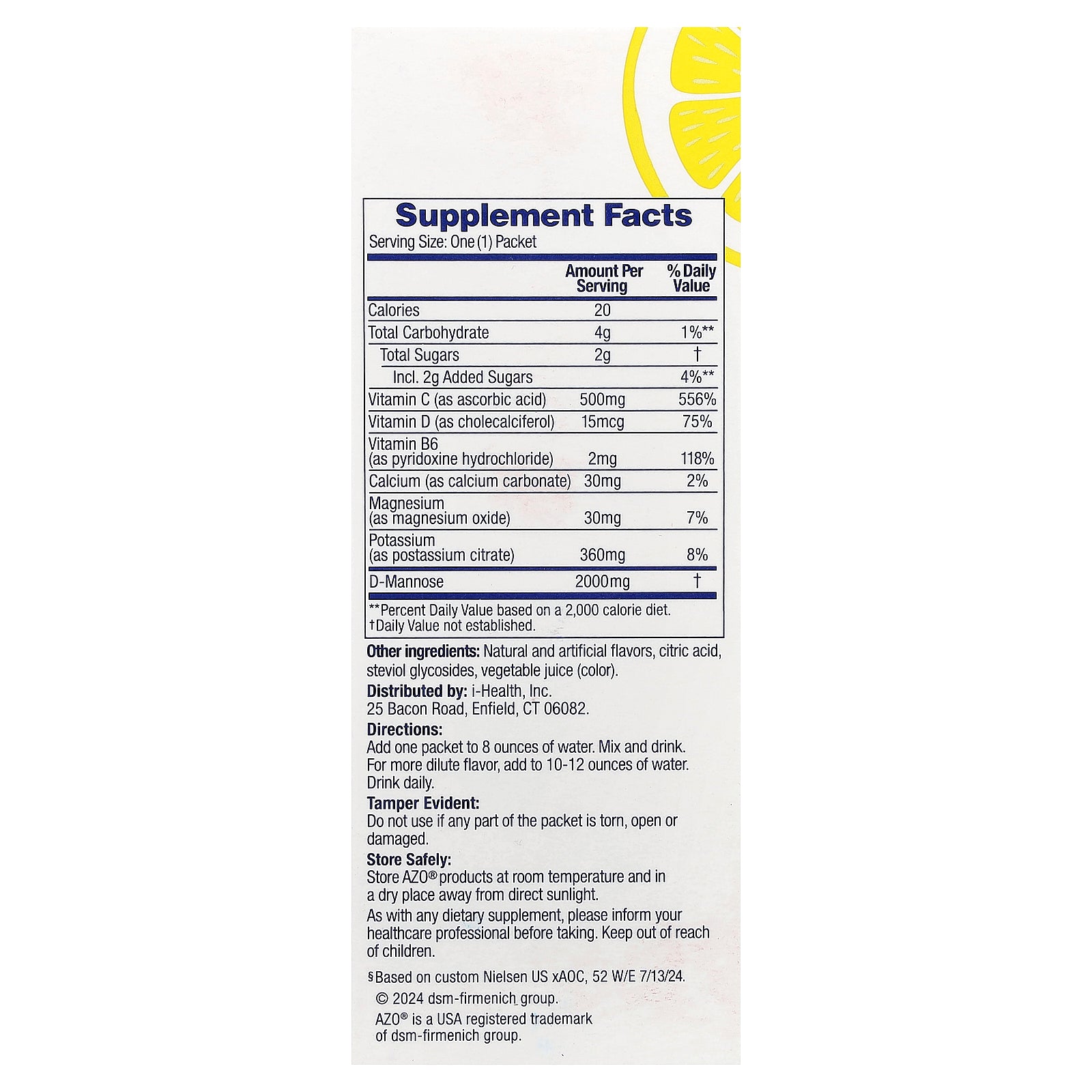 Foto 3 pulgar | Suplemento Azo Urinary Health Con Limonada De Frambuesa, 10 Paquetes - Venta Internacional.