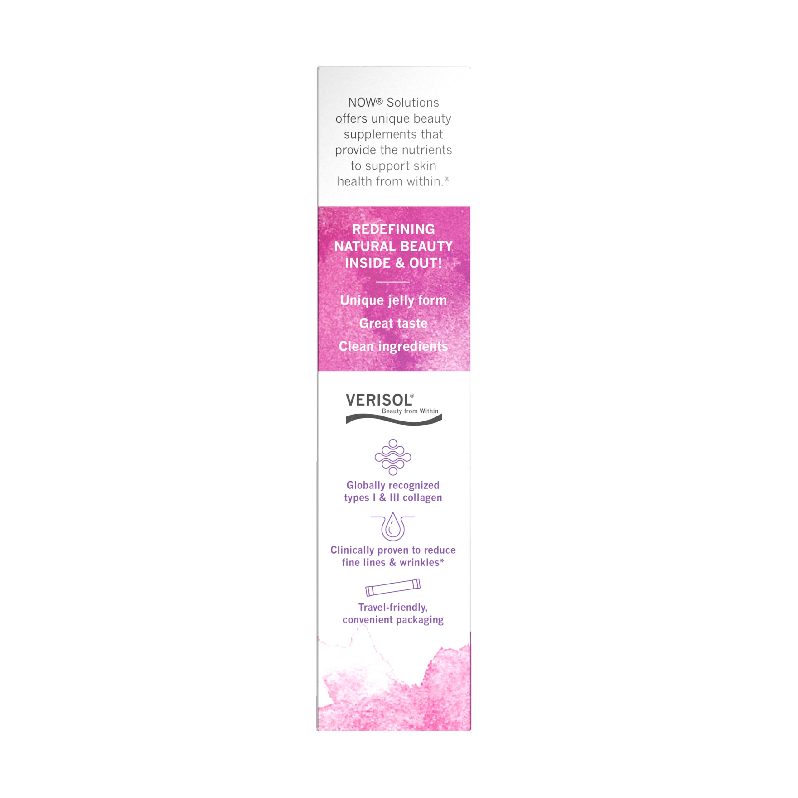 Foto 4 pulgar | Suplemento Now Foods Solutions Collagen Jelly Beauty, 10 Barritas - Venta Internacional.