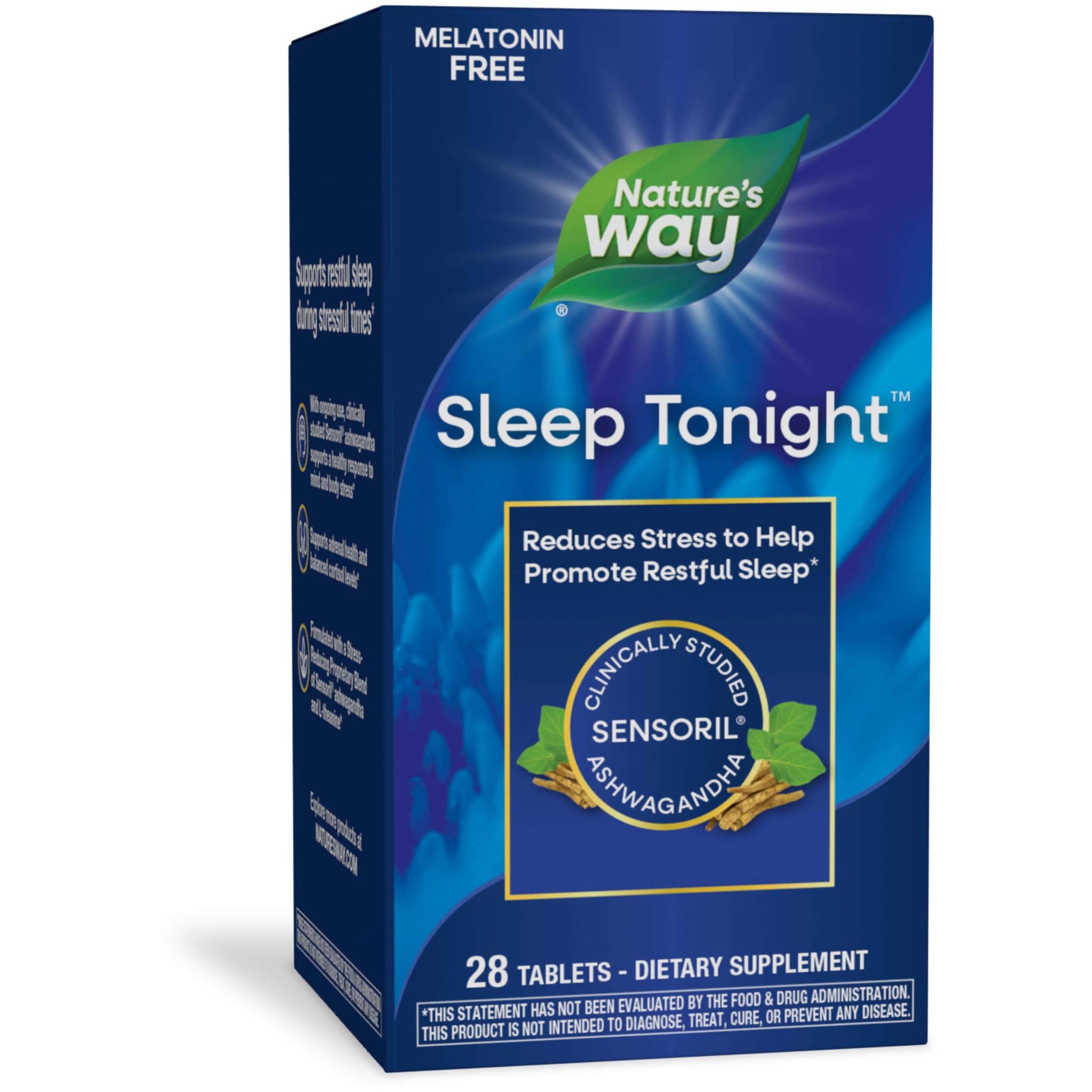 Foto 2 pulgar | Suplemento Nature's Way Sleep Tonight 28 Comprimidos Veganos - Venta Internacional.