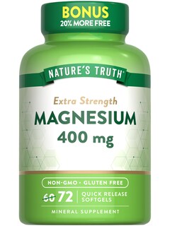 Foto 1 | Suplemento Nature's Truth Magnesio 400 Mg 72 Cápsulas Blandas - Venta Internacional.