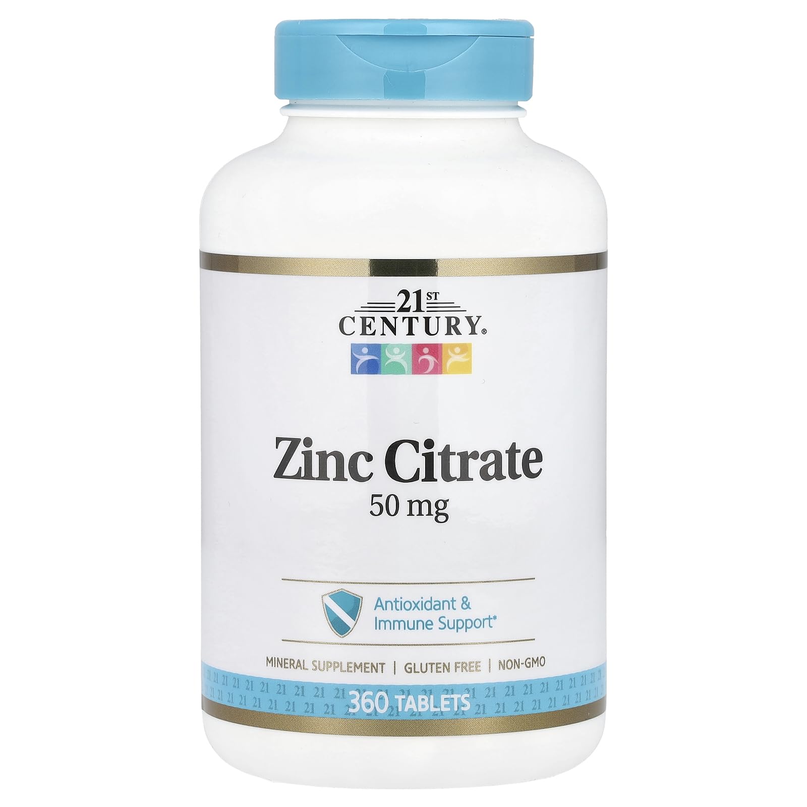Foto 2 pulgar | Suplemento De Citrato De Zinc De 21st Century Healthcare, 50 Mg, 360 Tabletas - Venta Internacional.