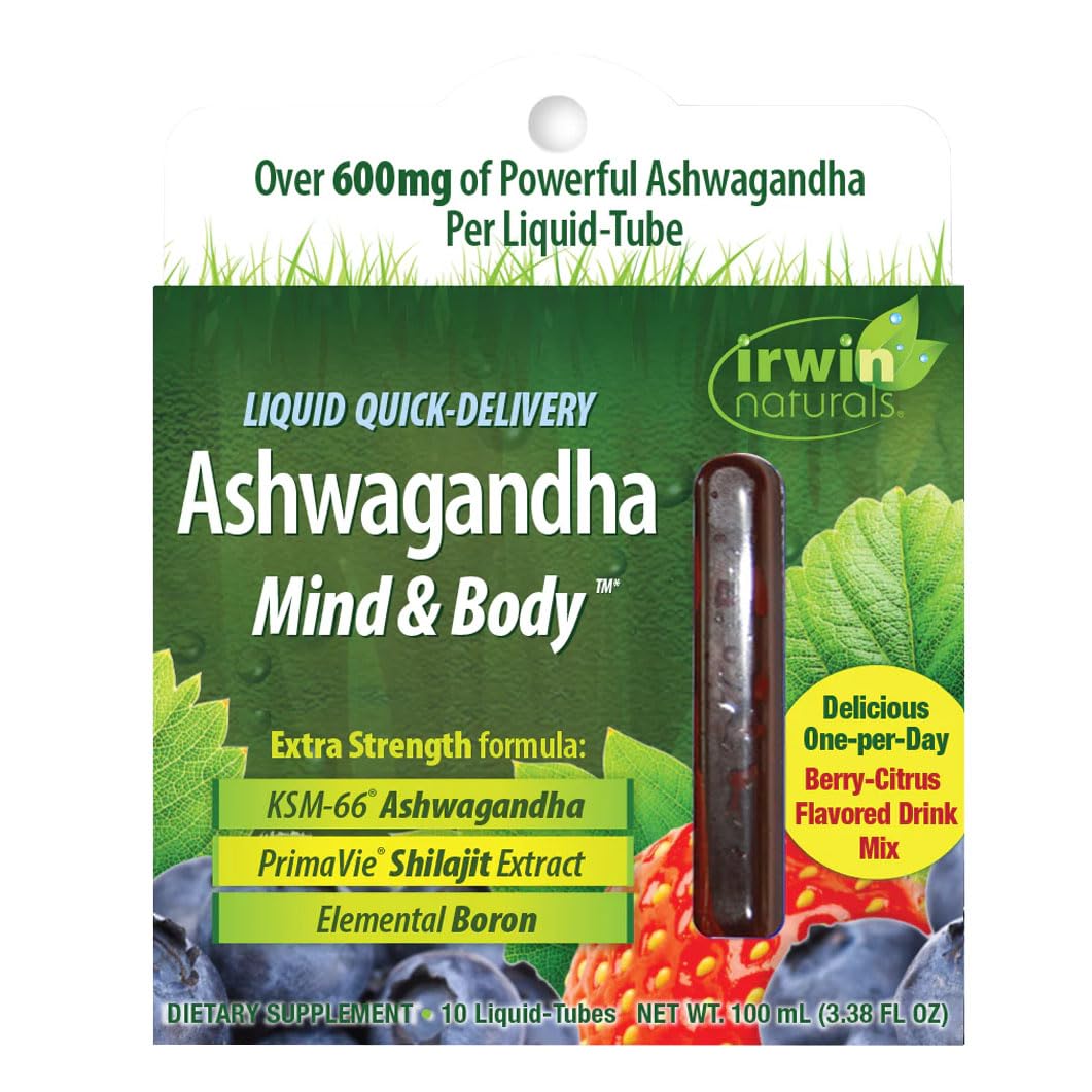 Foto 2 pulgar | Suplemento Irwin Naturals Liquid Ashwagandha De Entrega Rápida - Venta Internacional.