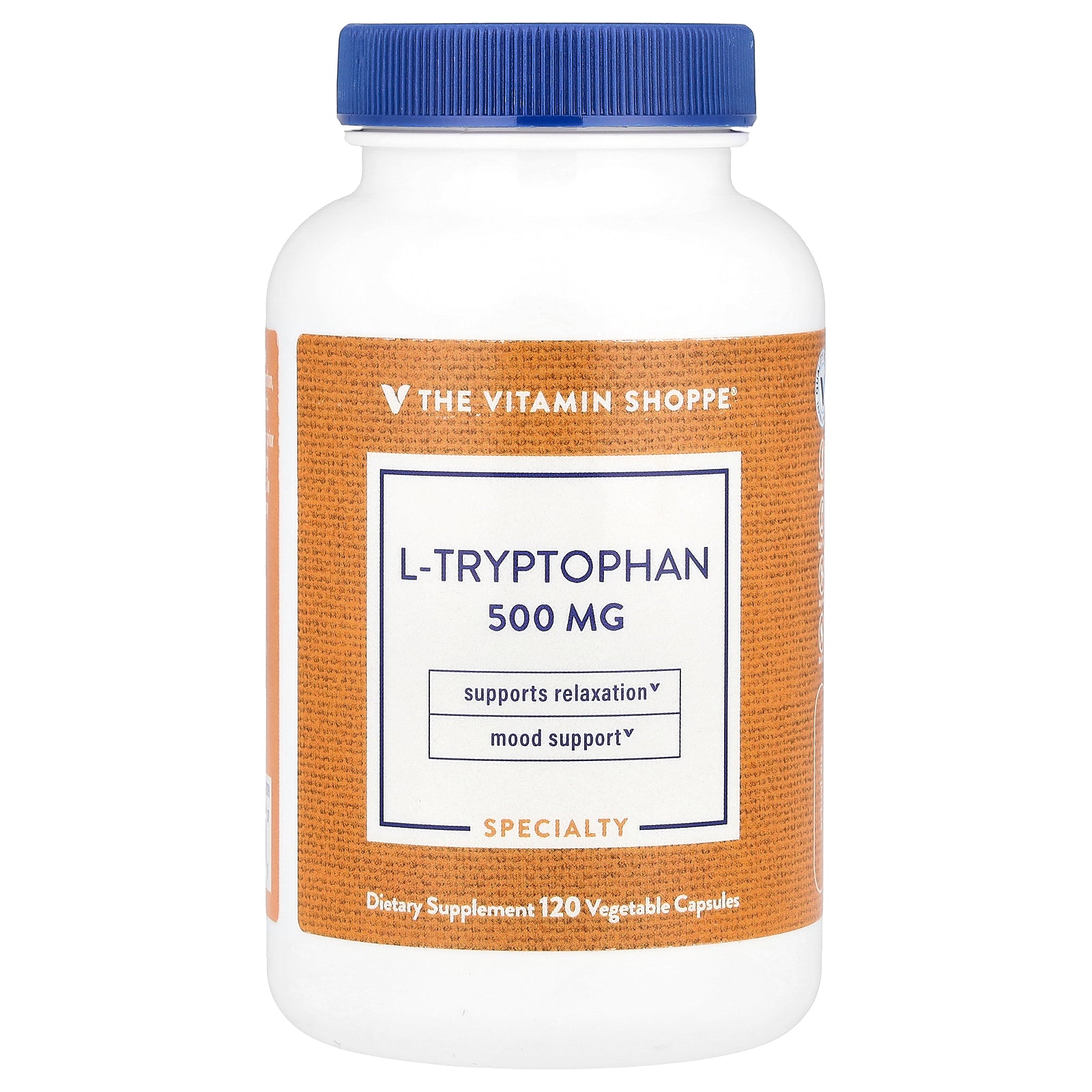 Foto 2 pulgar | Complement The Vitamin Shoppe L-triptófano 500 Mg 120 Cápsulas - Venta Internacional.