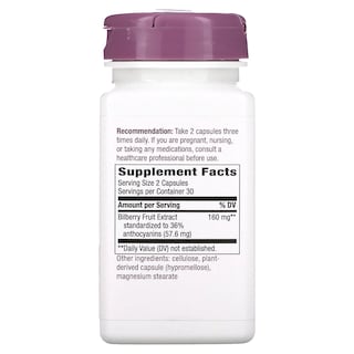 Foto 2 | Suplemento Nature's Way Bilberry 80 Mg 60 Cápsulas Veganas - Venta Internacional.