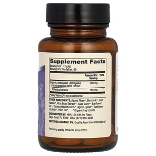 Foto 2 | Suplemento De Extracto De Astrágalo Orgánico Dr. Mercola 60 Tabletas - Venta Internacional.