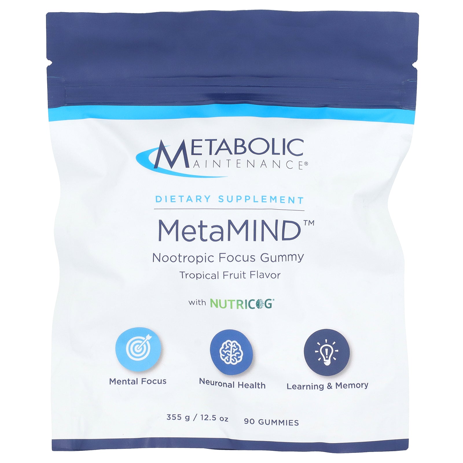 Foto 1 | Gomitas Para Mantenimiento Metabólico Nootrópico Focus Metamind, 90 Unidades - Venta Internacional.