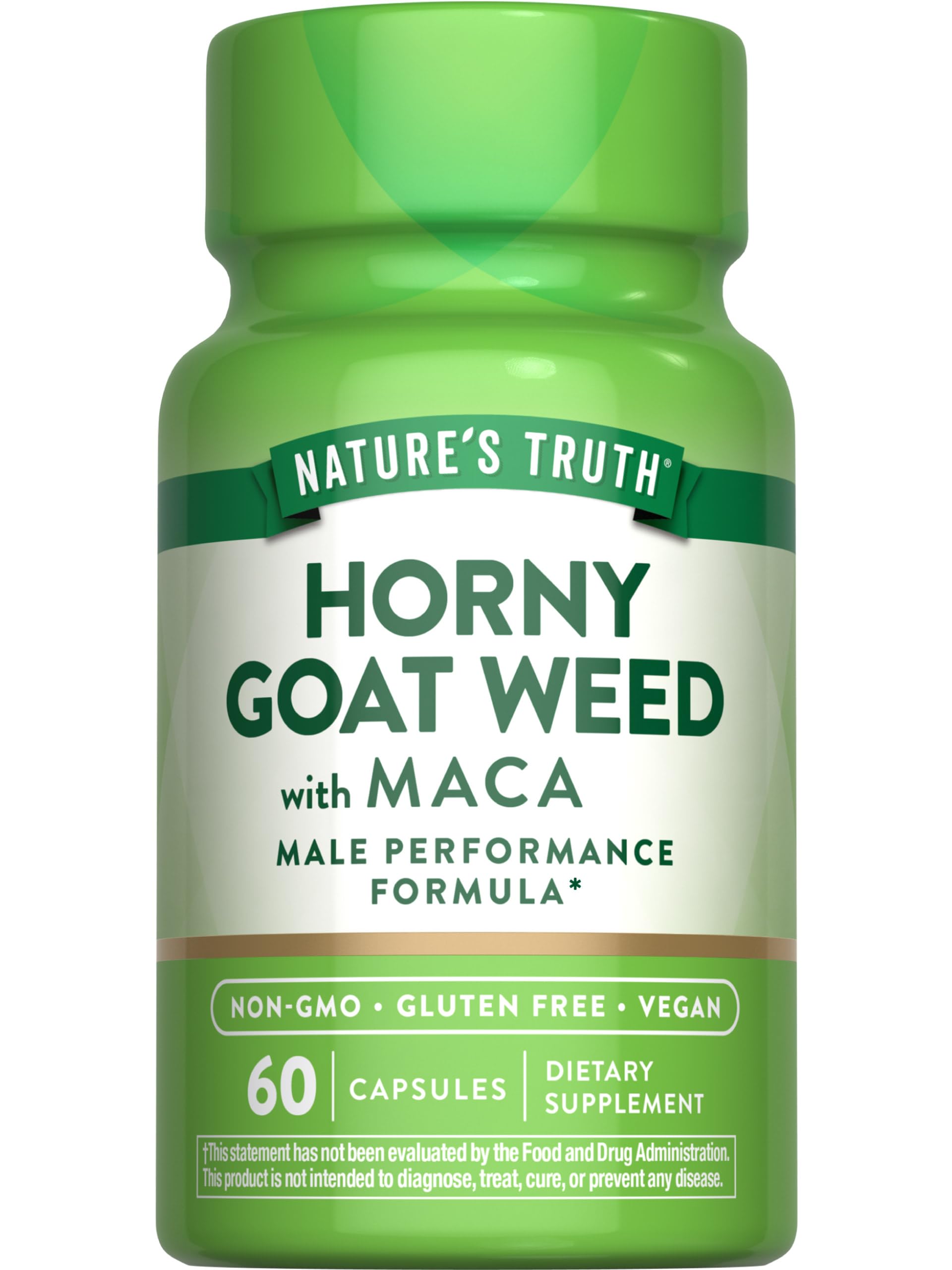 Foto 2 pulgar | Complementa Nature's Truth Horny Goat Weed Con Maca, 60 Cápsulas - Venta Internacional.