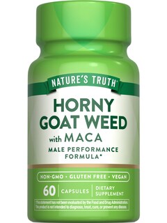 Foto 1 | Complementa Nature's Truth Horny Goat Weed Con Maca, 60 Cápsulas - Venta Internacional.