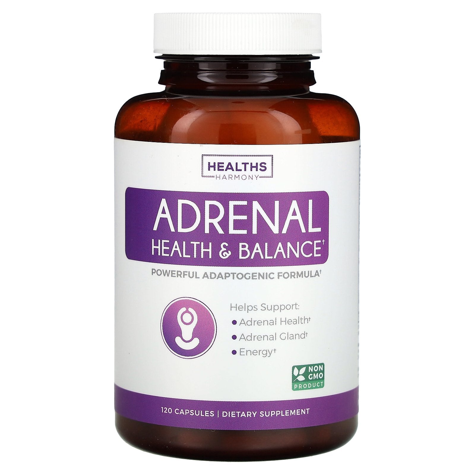 Foto 2 pulgar | Supplement Healths Harmony Adrenal Health & Balance 120 Cápsulas - Venta Internacional.