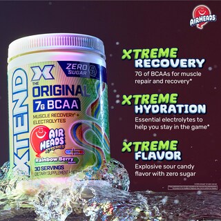 Foto 3 | Bcaa Powder Xtend Original Airheads Rainbow Berry 30 Porciones - Venta Internacional.