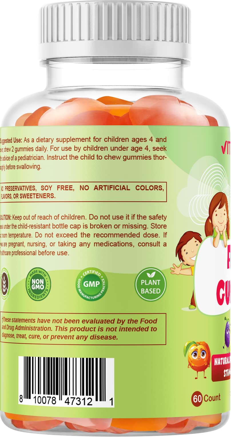 Foto 5 pulgar | Gomitas De Fibra Vitamatic Kids Extra Strength 4g 60 Unidades - Venta Internacional.