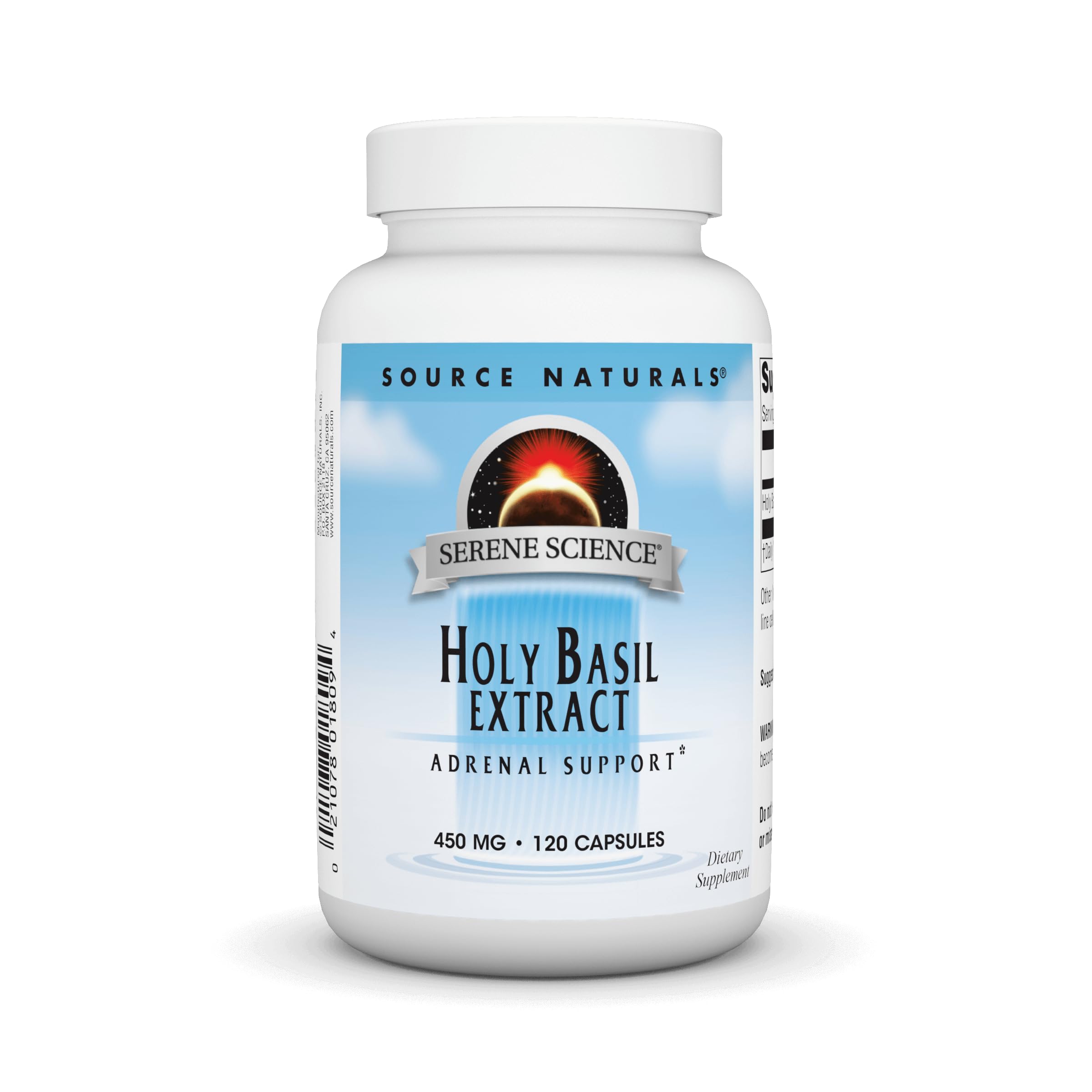 Foto 2 pulgar | Extracto de Albahaca Sagrada De Supplement Source Naturals 450 Mg 120 Cápsulas - Venta Internacional