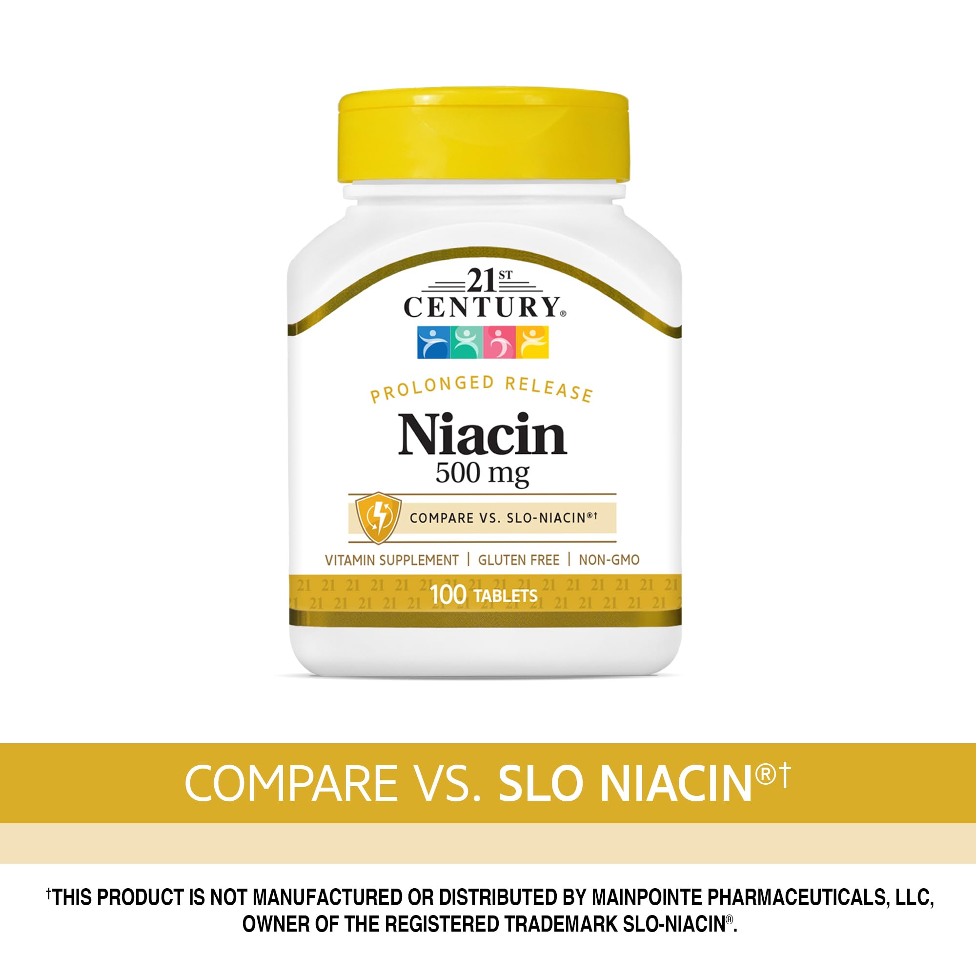 Foto 3 pulgar | Suplemento De Niacina Del Siglo Xxi 500 Mg De Liberación Prolongada X100 - Venta Internacional.