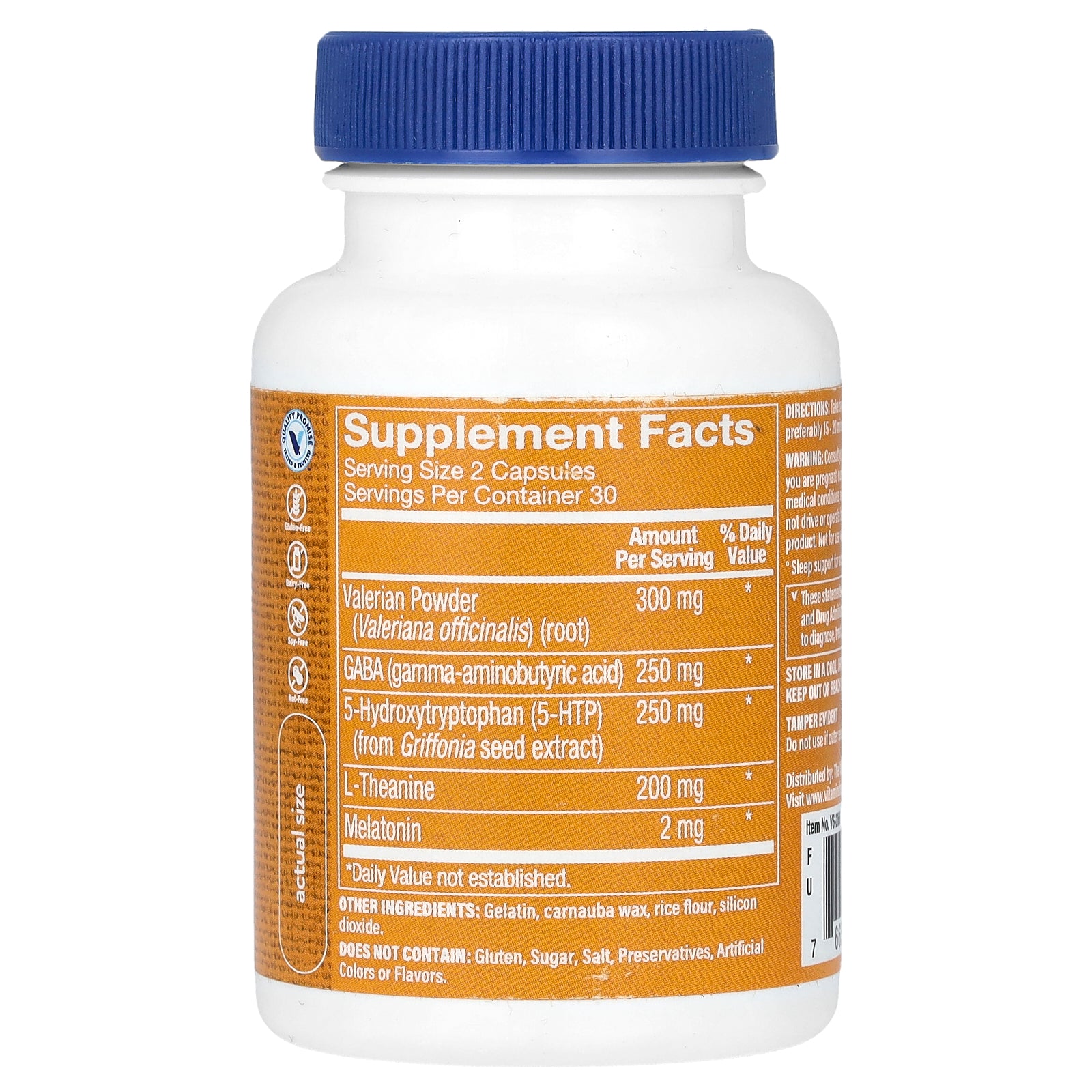 Foto 3 pulgar | Suplemento The Vitamin Shoppe Sleep Support 60 Cápsulas - Venta Internacional.