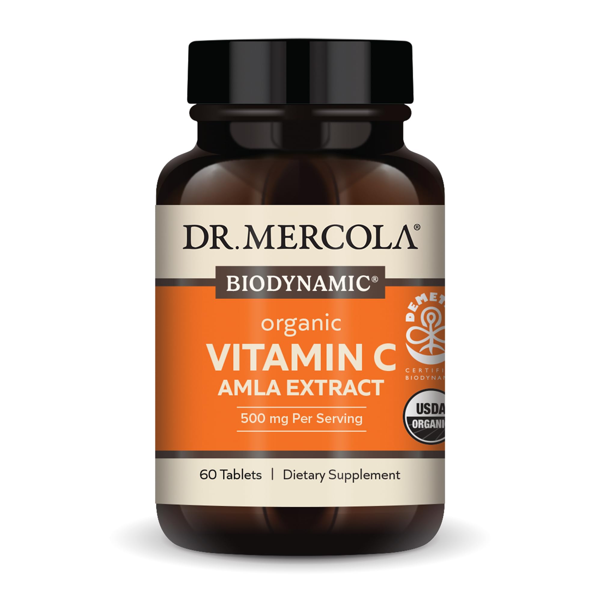Foto 2 pulgar | Suplemento De Vitamina C Orgánica Biodinámica Del Dr. Mercola 500 Mg - Venta Internacional.