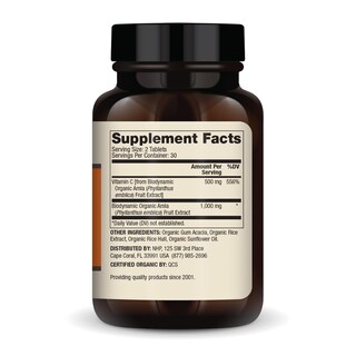 Foto 2 | Suplemento De Vitamina C Orgánica Biodinámica Del Dr. Mercola 500 Mg - Venta Internacional.
