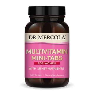 Foto 1 | Multivitamínico Dr. Mercola Mini-tabs Para Mujer, 300 Comprimidos - Venta Internacional.