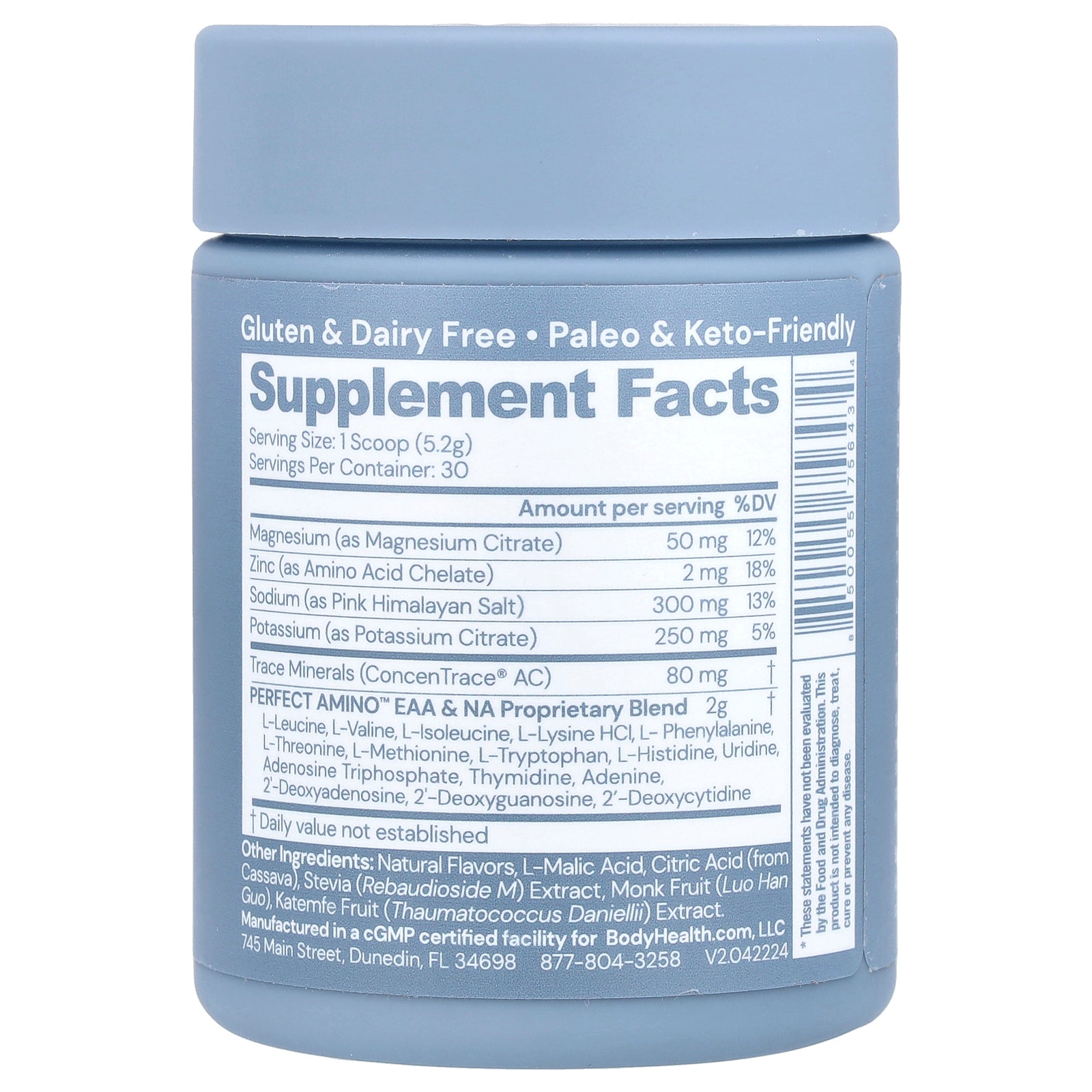 Foto 2 | Suplemento Bodyhealth Perfect Amino Electrolytes Sandía 156 G - Venta Internacional.