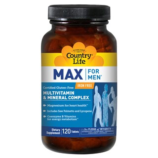 Foto 1 | Multivitamínico Country Life Max 120 Comprimidos - Venta Internacional
