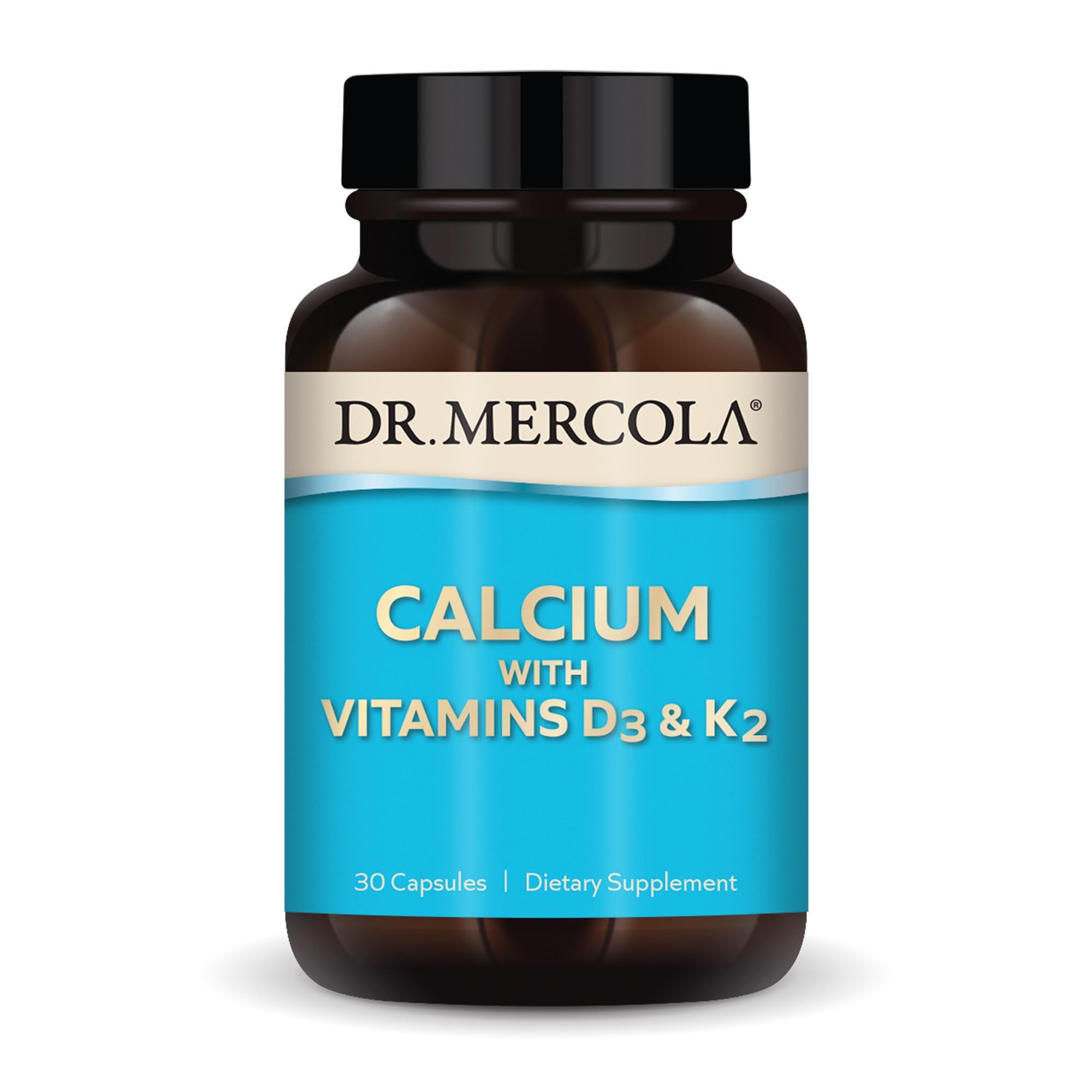 Foto 2 pulgar | Suplemento Dr. Mercola Calcium Con Vitaminas D3 Y K2 30 Cápsulas - Venta Internacional.