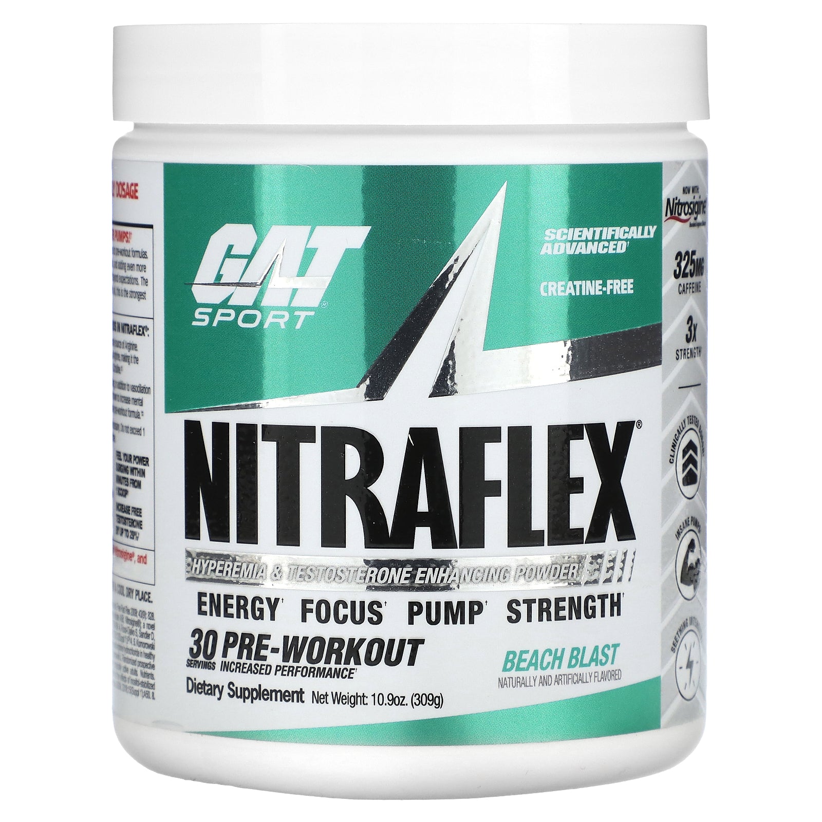 Foto 2 pulgar | Suplemento Gat Nitraflex Beach Blast 309g - Venta Internacional.