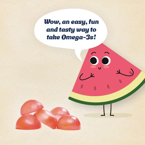 Foto 4 pulgar | Gomitas Omega-3 Wiley's Finest Kids Vegan Watermelon 30u - Venta Internacional.