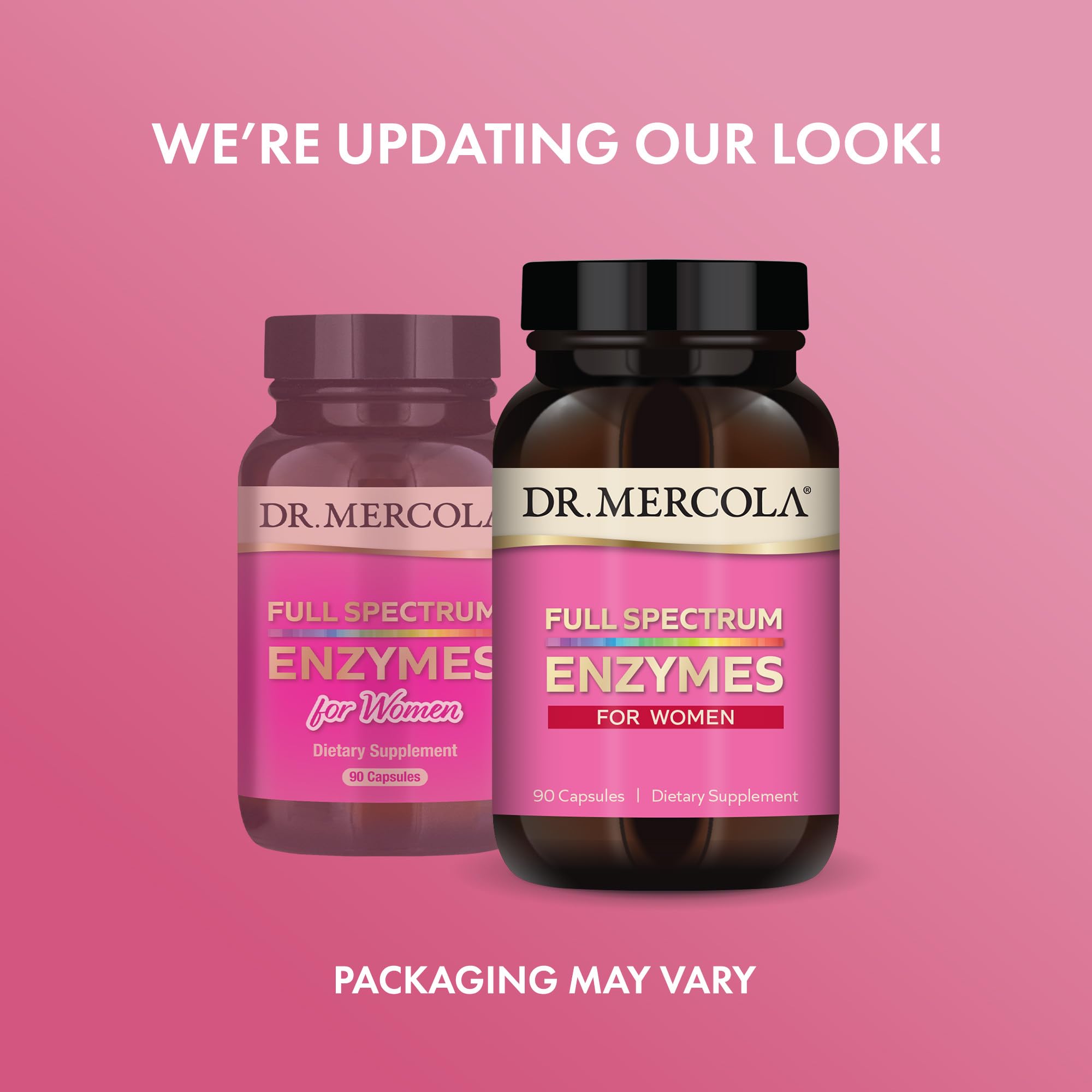 Foto 2 | Suplemento Dr. Mercola Full Spectrum Enzymes Para Mujer 90 Cápsulas - Venta Internacional.