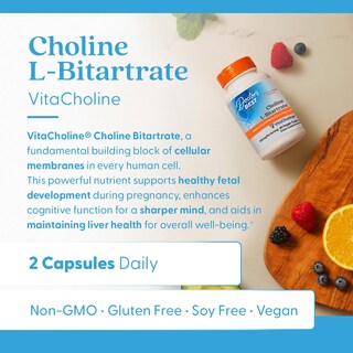 Foto 2 | Suplemento Doctor's Best L-bitartrato De Colina 550 Mg 60 Cápsulas - Venta Internacional.