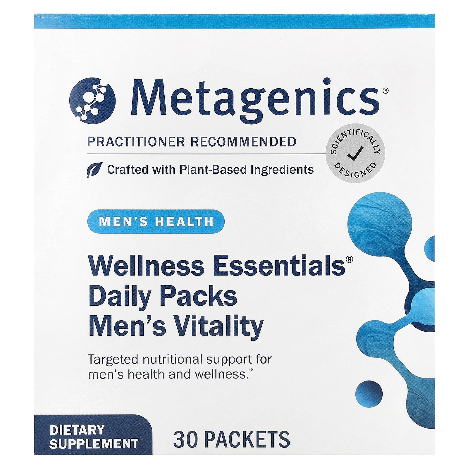 Foto 2 pulgar | Suplemento Metagenics Wellness Essentials, Paquetes Diarios, Vitality Para Hombres, 30 Paquetes - Venta Internacional.