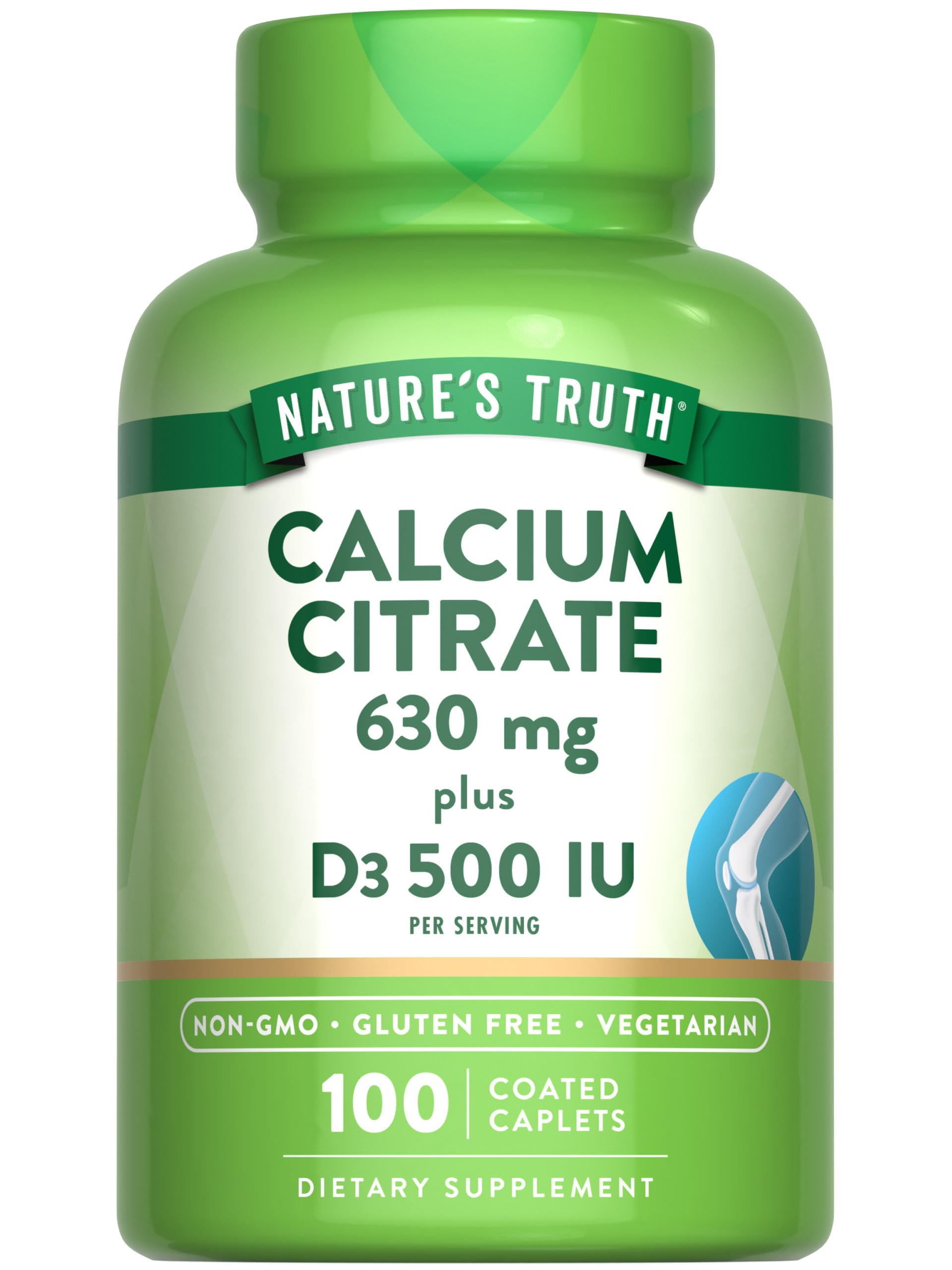Foto 2 pulgar | Complemente El Citrato De Calcio De Nature's Truth Con Vitamina D3 - Venta Internacional.