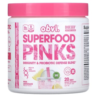 Foto 1 | Suplemento Obvi Superfood Pinks Pink Lemonade 124 G - Venta Internacional.