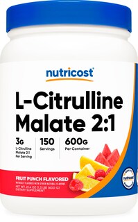 Foto 1 | Suplemento De Acondicionamiento Físico Nutricost L-citrulina Malato 2:1 600 G - Venta Internacional.