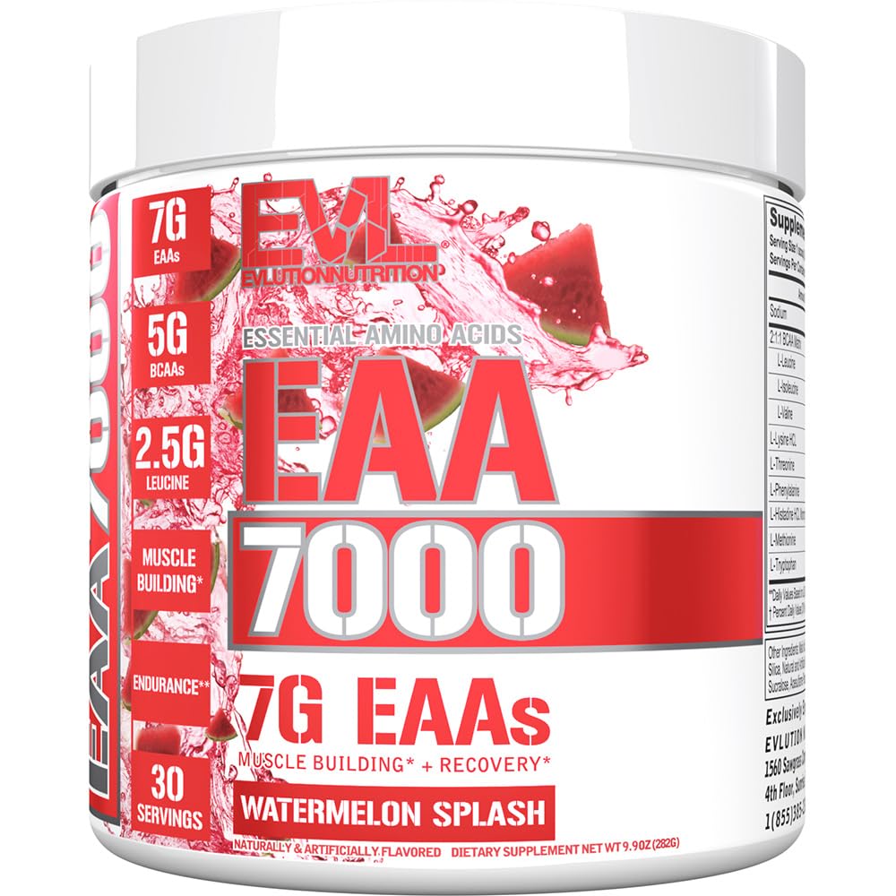 Foto 2 pulgar | Suplemento Evlution Nutrition Eaa7000 30 Porciones De Sandía - Venta Internacional.