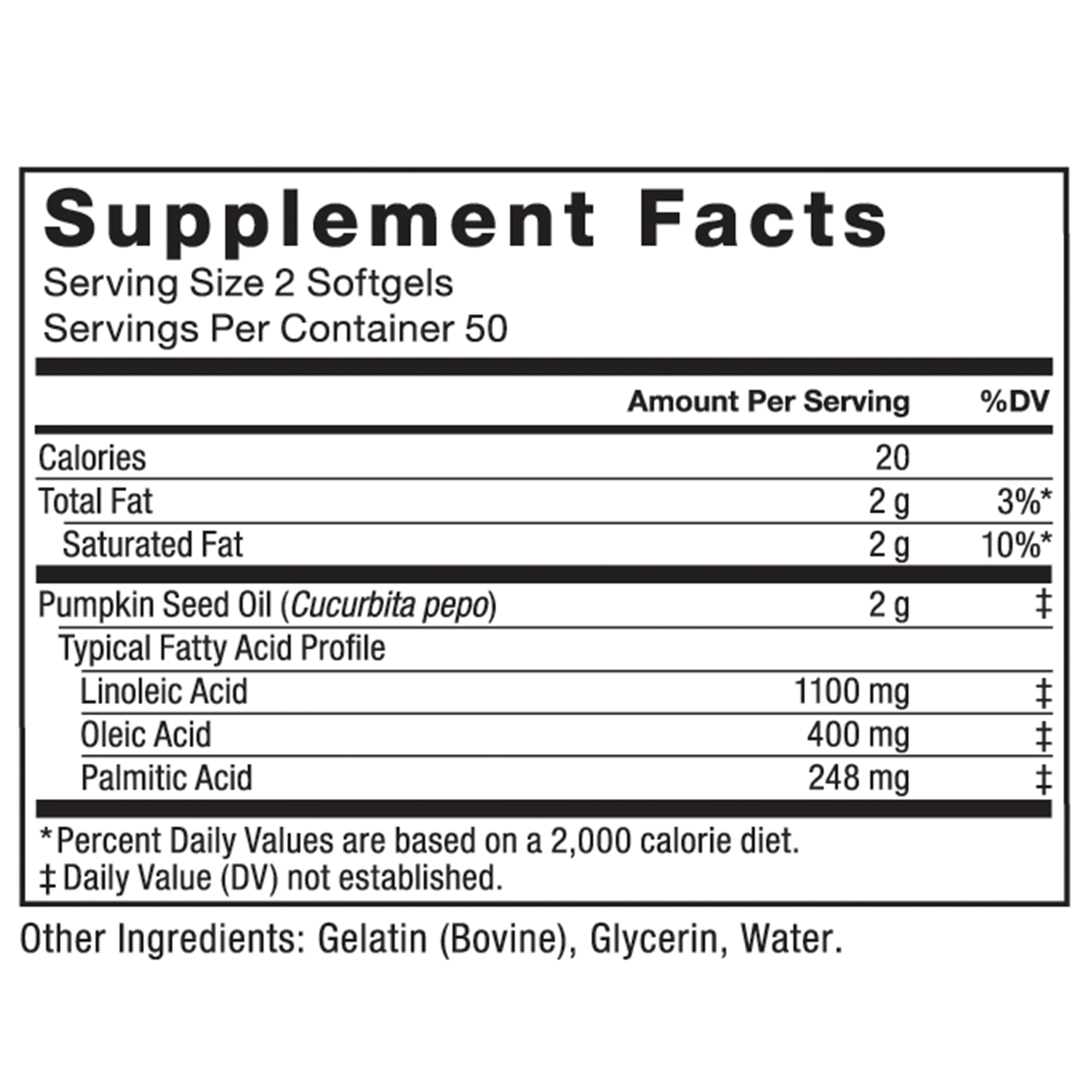 Foto 7 pulgar | Aceite De Semillas De Calabaza Supplement Force Factor 100 Cápsulas Blandas - Venta Internacional.