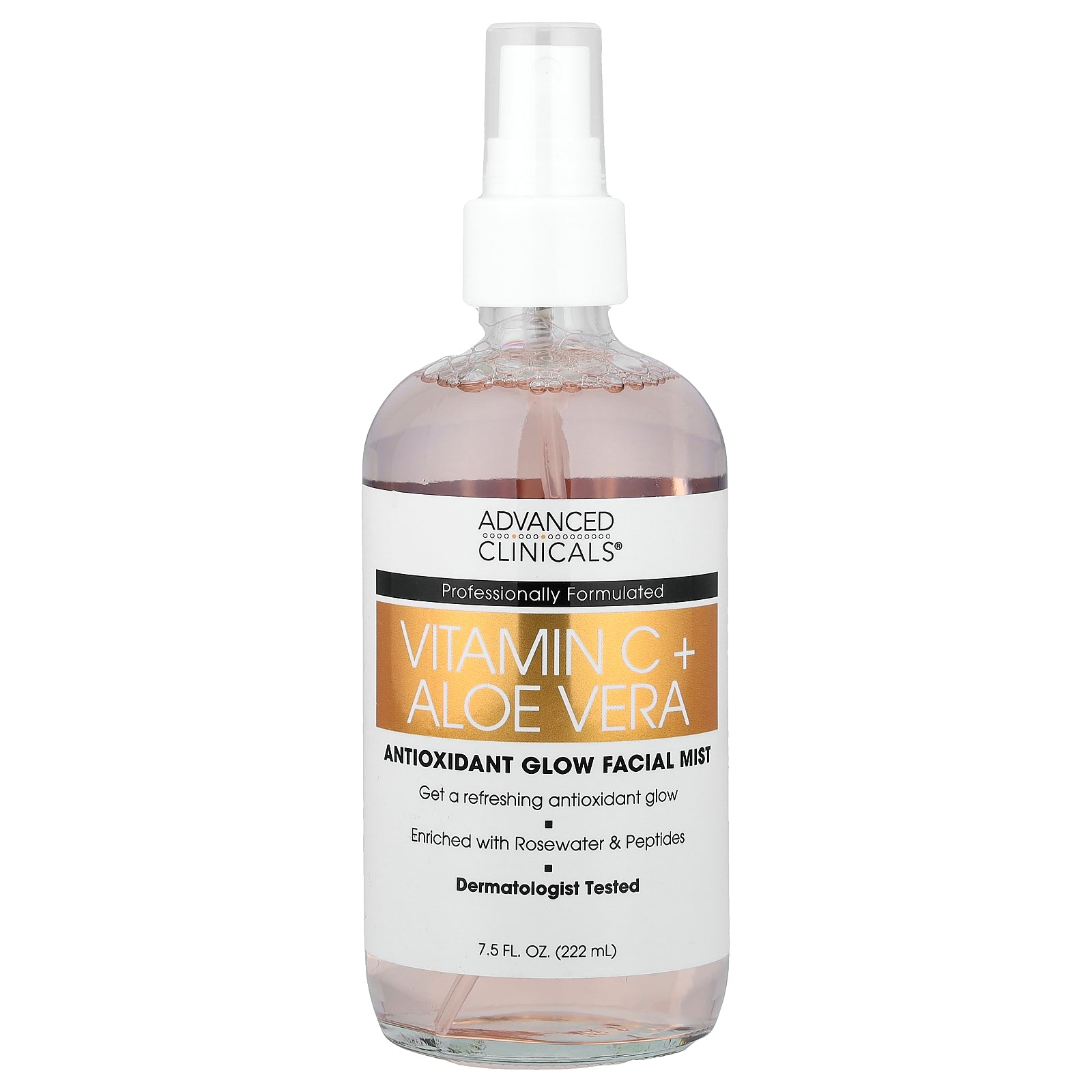 Foto 2 pulgar | Bruma Facial Advanced Clinicals Con Vitamina C Y Aloe Vera, 222 Ml - Venta Internacional.