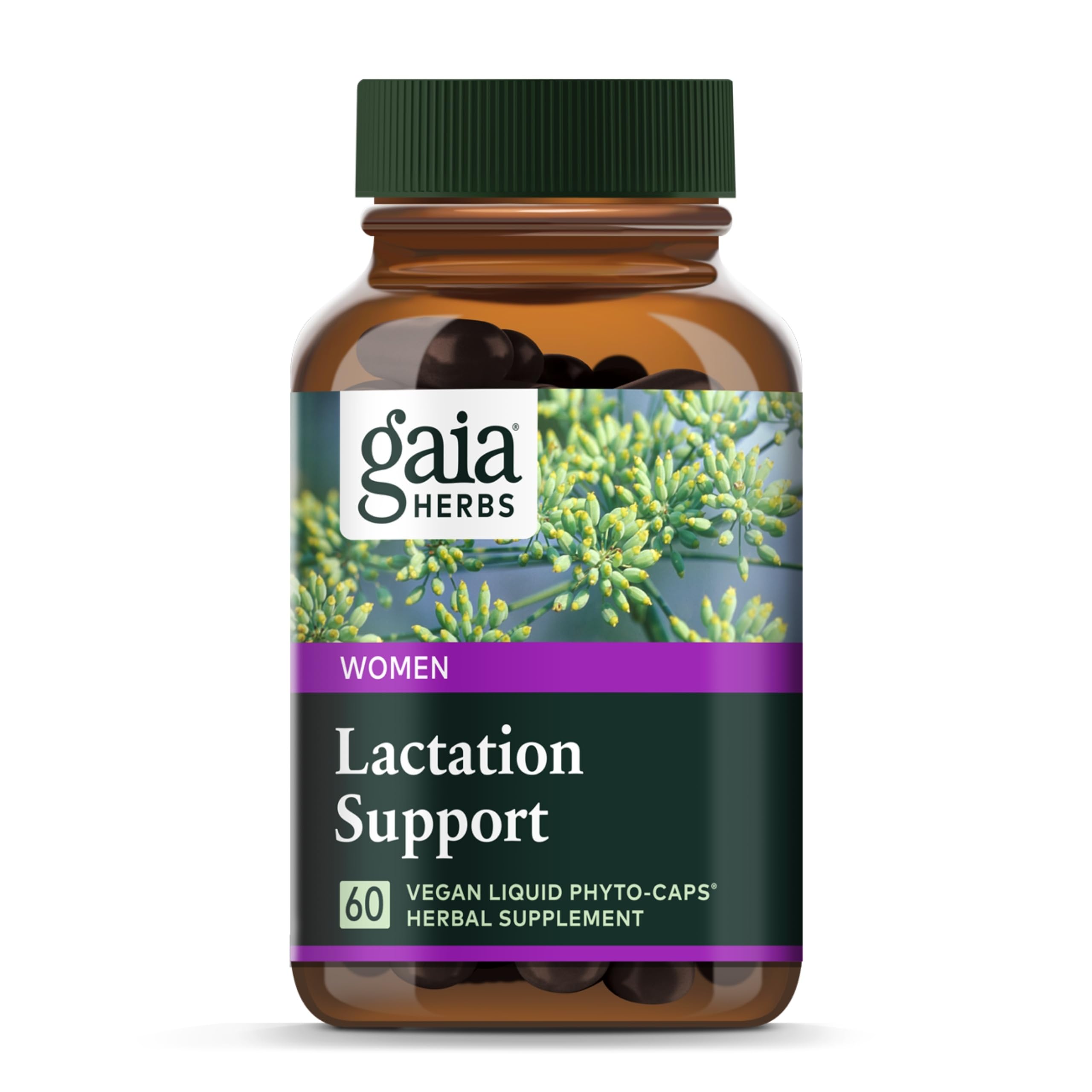 Foto 2 pulgar | Suplemento Gaia Herbs Lactation Support 60 Cápsulas Veganas - Venta Internacional.