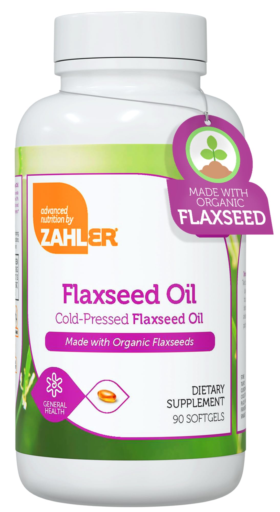 Foto 1 | Suplemento Zahler De Aceite De Linaza, 1000 Mg, Cápsulas Blandas, 90 Unidades - Venta Internacional.