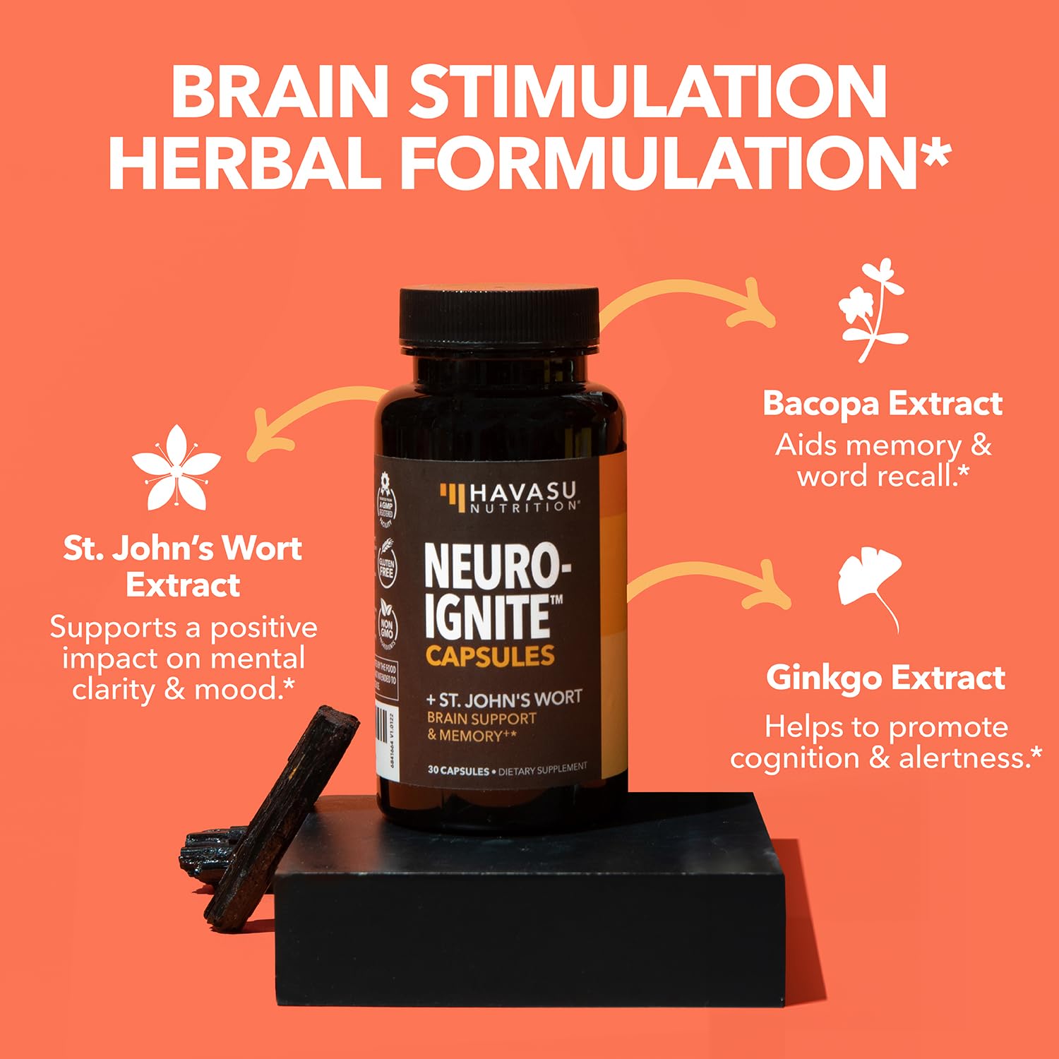 Foto 4 pulgar | Suplemento Neuroignite Brain De Havasu Nutrition 60 Cápsulas - Venta Internacional.