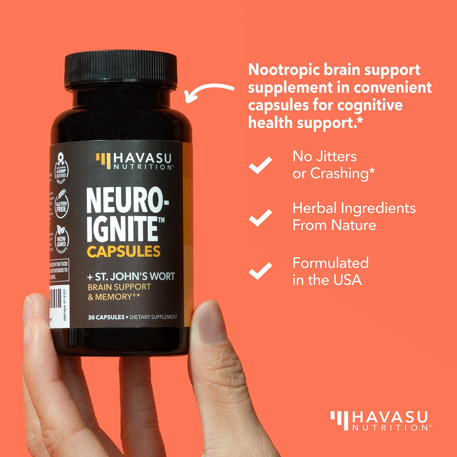Foto 7 | Suplemento Neuroignite Brain De Havasu Nutrition 60 Cápsulas - Venta Internacional.