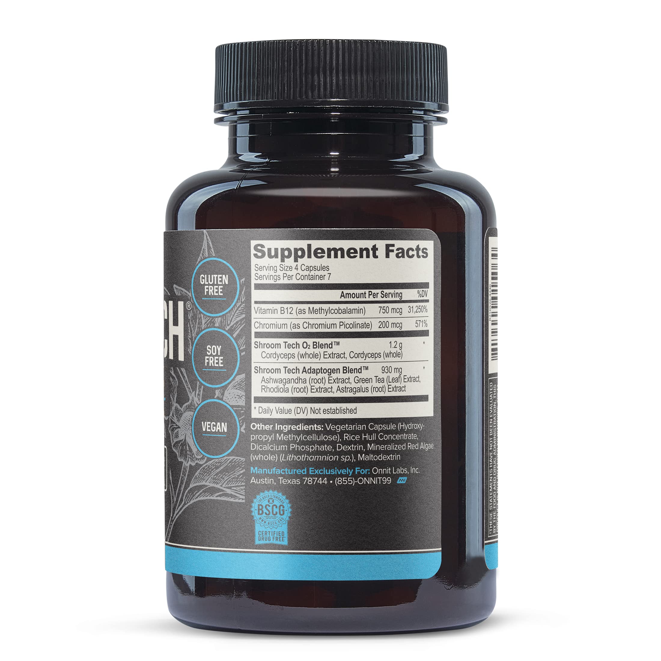 Foto 5 pulgar | Suplemento Preentrenamiento Onnit Shroom Tech Sport 28 Unidades - Venta Internacional.
