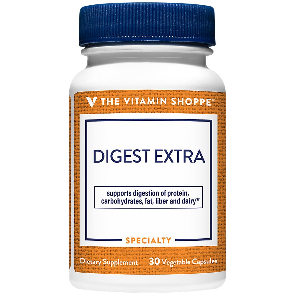 Foto 3 pulgar | Enzimas Digestivas The Vitamin Shoppe Digest Extra 30 Cápsulas - Venta Internacional.