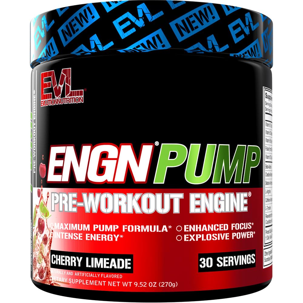 Foto 2 pulgar | Polvo Para Antes Del Entrenamiento Evlution Nutrition Engn Pump, 30 Porciones - Venta Internacional.