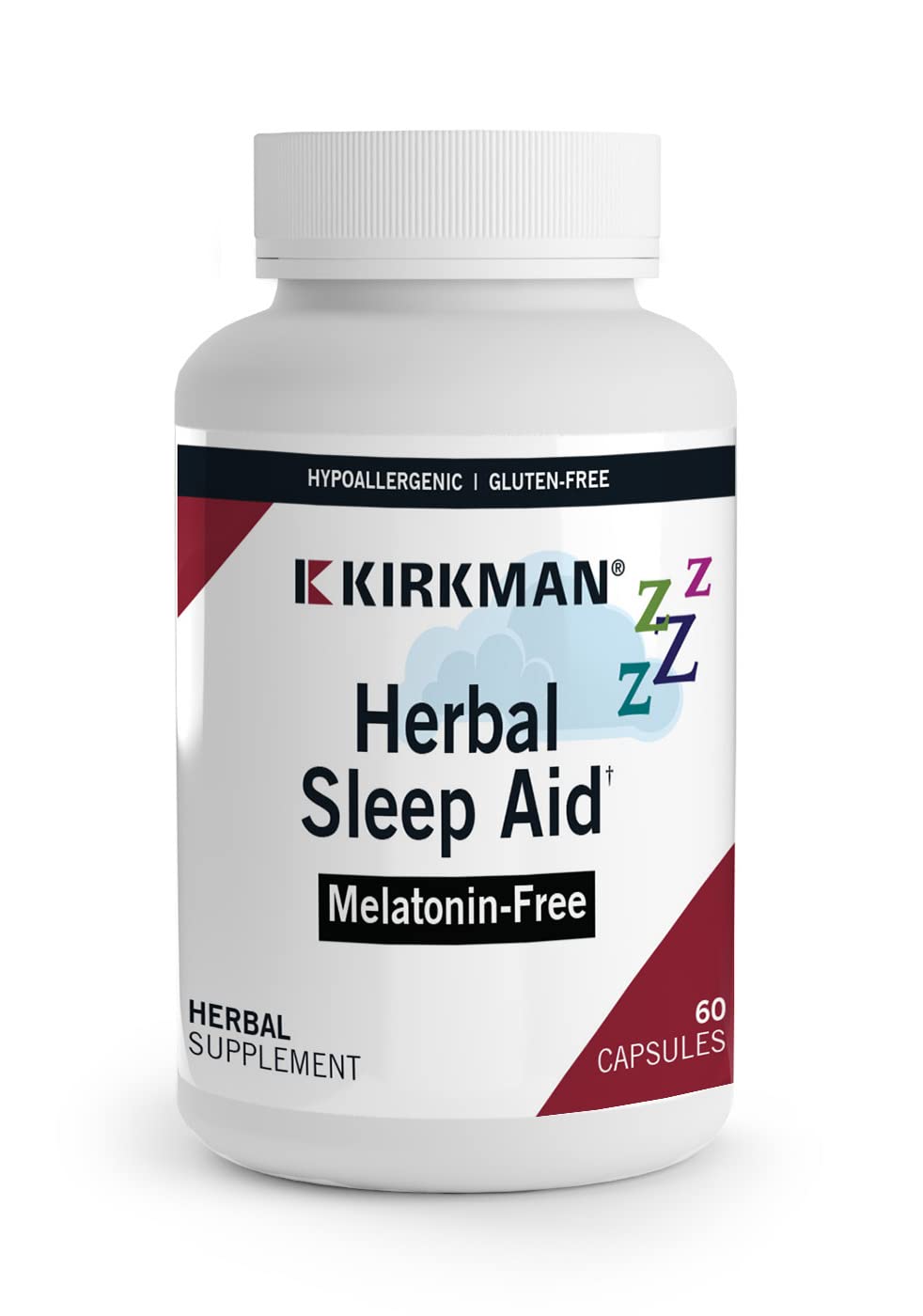 Foto 2 pulgar | Herbal Sleep Aid Kirkman 60 Cápsulas Hipoalergénicas Sin Gluten - Venta Internacional.