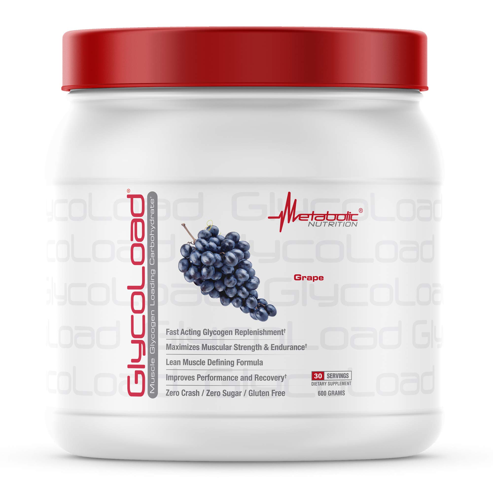 Foto 2 pulgar | Suplemento Metabolic Nutrition Glycoload, 600 G, Sabor A Uva - Venta Internacional.