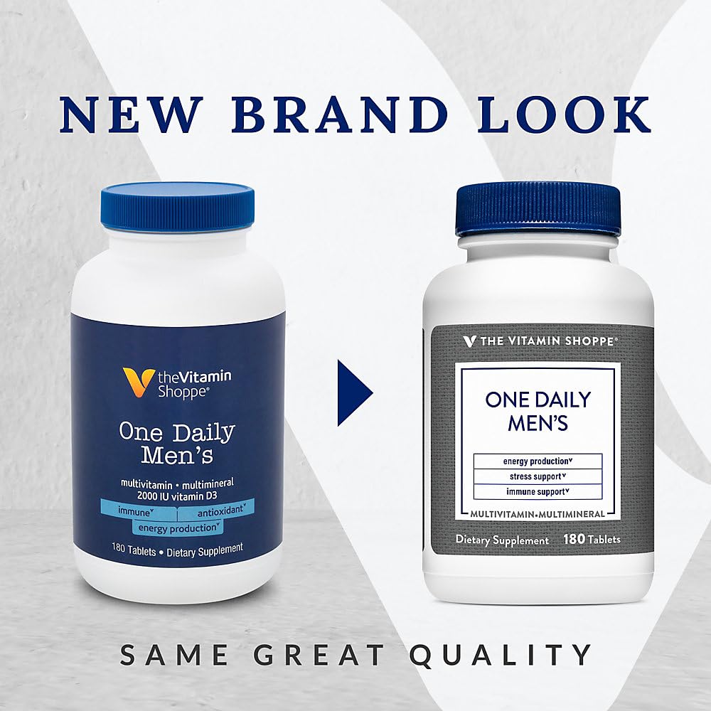 Foto 3 | Complementa The Vitamin Shoppe Con Un Multivitamínico Diario Para Hombres - Venta Internacional.