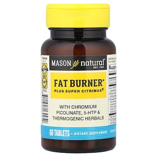 Foto 1 | Suplemento Mason Natural Fat Burner Plus Super Citrimax 60 Comprimidos - Venta Internacional